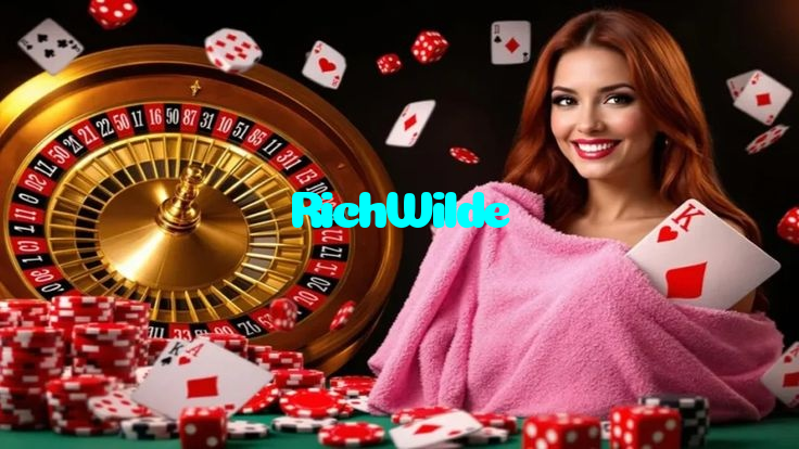 RichWilde casino presented on mobile device in Pakistan with slots and live games